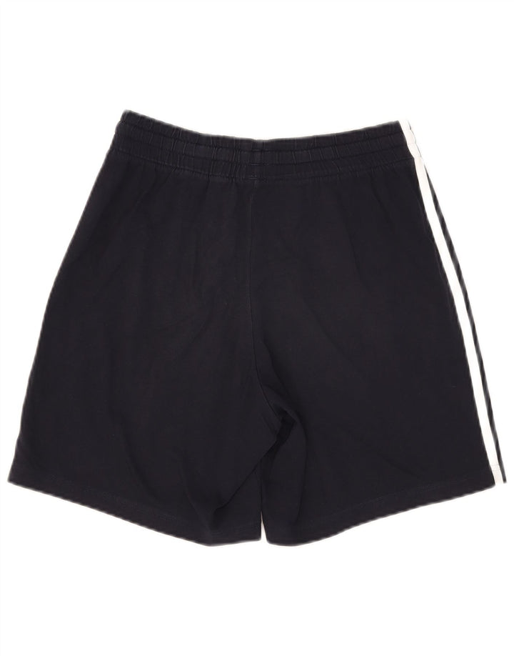 Męskie spodenki sportowe Adidas, małe, granatowe, bawełniane