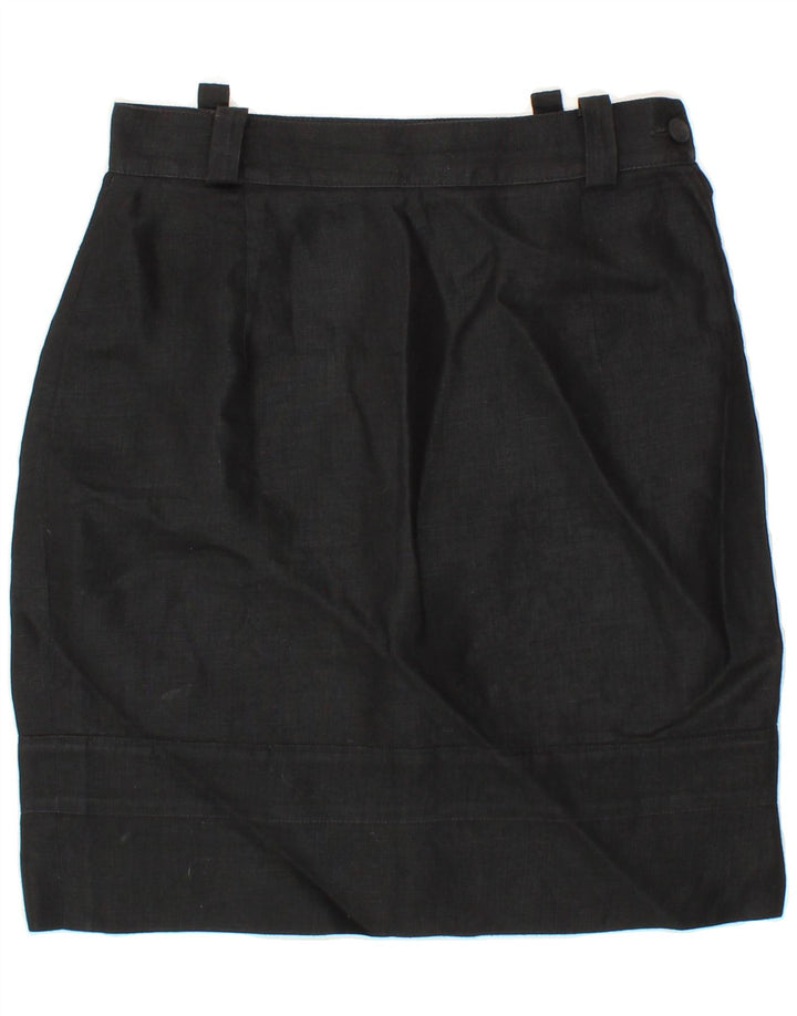 VINTAGE Womens Pencil Skirt IT 44 Medium W28  Black Vintage Vintage and Second-Hand Vintage from Messina Hembry 