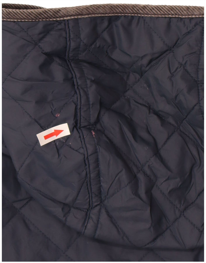 Damska pikowana kurtka z kapturem Jack Wills UK 8, mała, granatowa, nylonowa