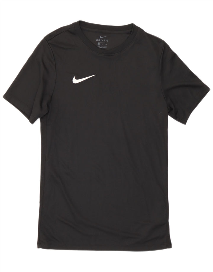 T-shirt męski Nike, mały, czarny, poliestrowy, sportowy