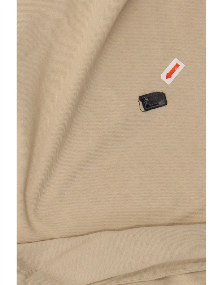 Męska koszulka ASICS Top XL, beżowa, bawełniana