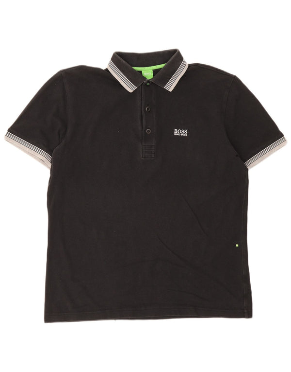 Męska koszulka polo Hugo Boss w duże czarne paski