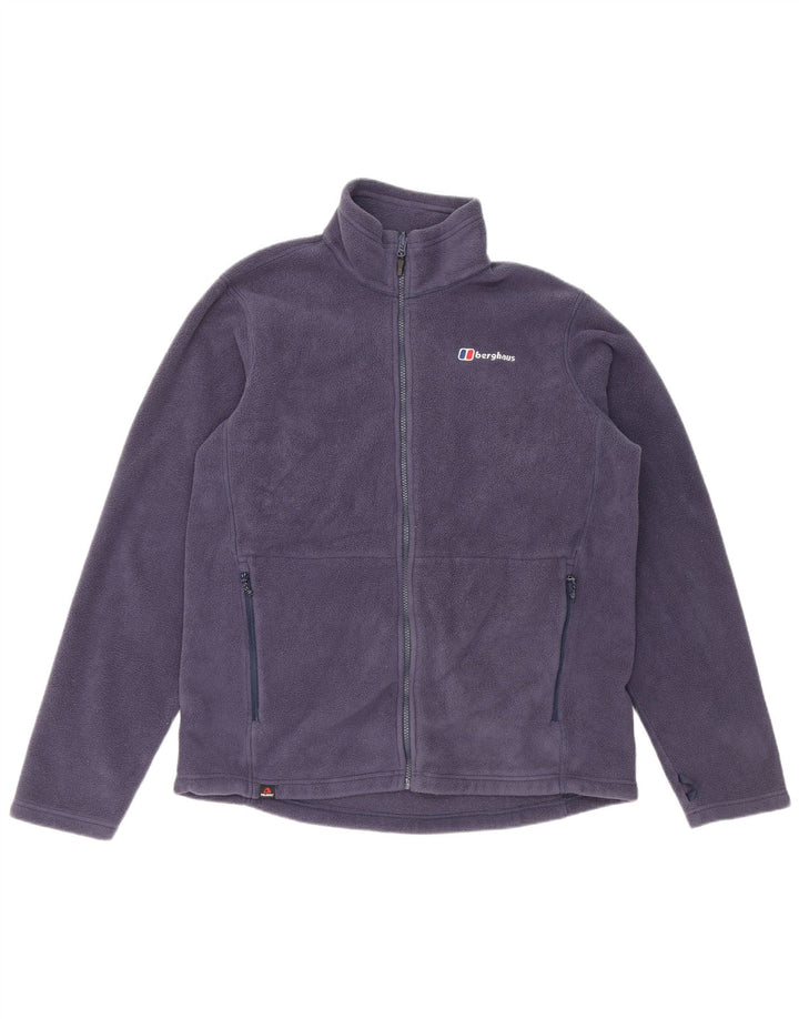 Męska kurtka polarowa Berghaus z podszewką UK 42 XL, niebieska, poliestrowa