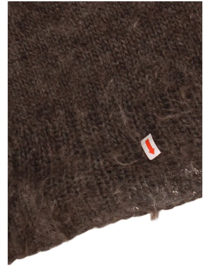 Męski podkoszulek VINTAGE z kamizelką, średni brąz Fair Isle