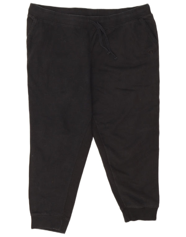 Damskie spodnie dresowe Champion Crop Joggers 2XL W Czarna bawełna