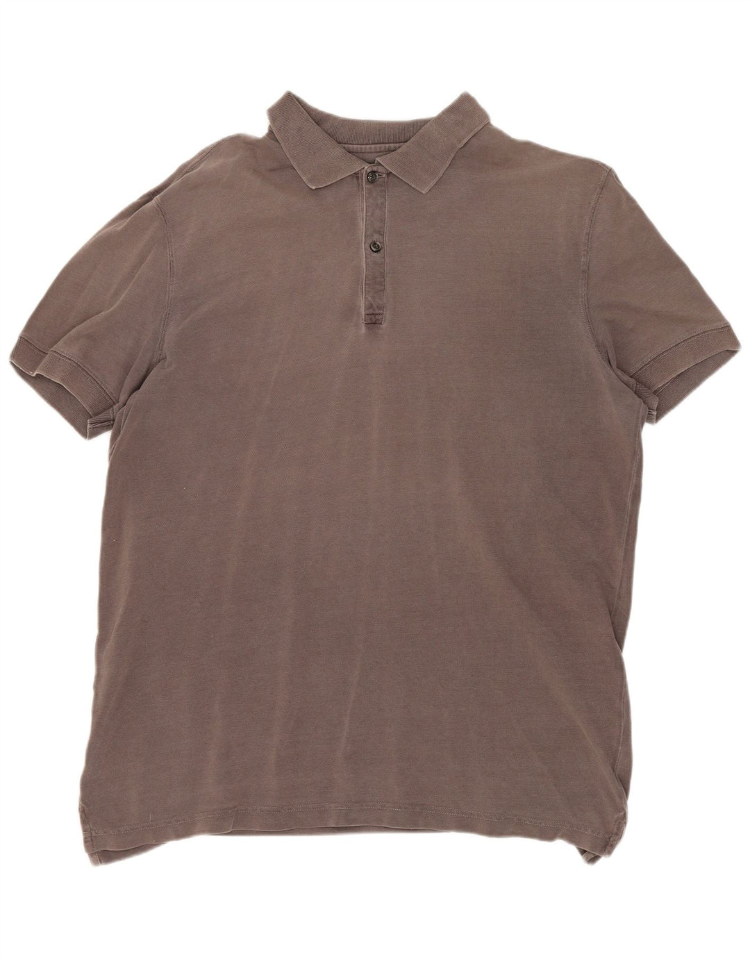 Męska koszulka polo Massimo Dutti, średnioszara, bawełniana
