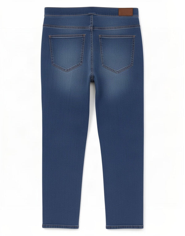 Marks & Spencer Damskie jeansy Crop Jegging UK 18 XL W36 L25 Niebieskie bawełniane