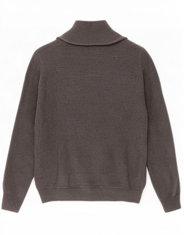 Męski sweter kardigan Jack & Jones, duży, szary, bawełniany