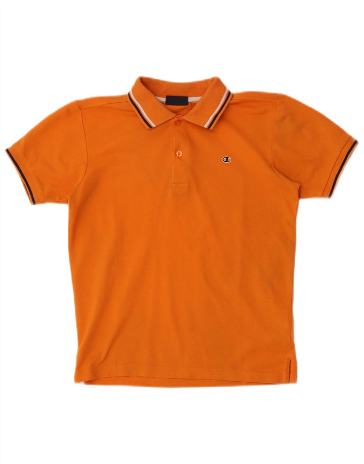 Chłopięca koszulka polo Champion 7-8 lat, mała, pomarańczowa, bawełniana