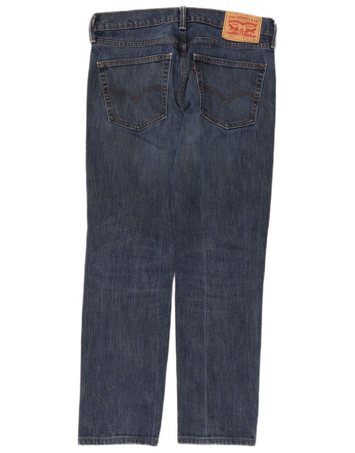 Męskie jeansy Levi's 511 Slim W32 L30 Niebieska bawełna