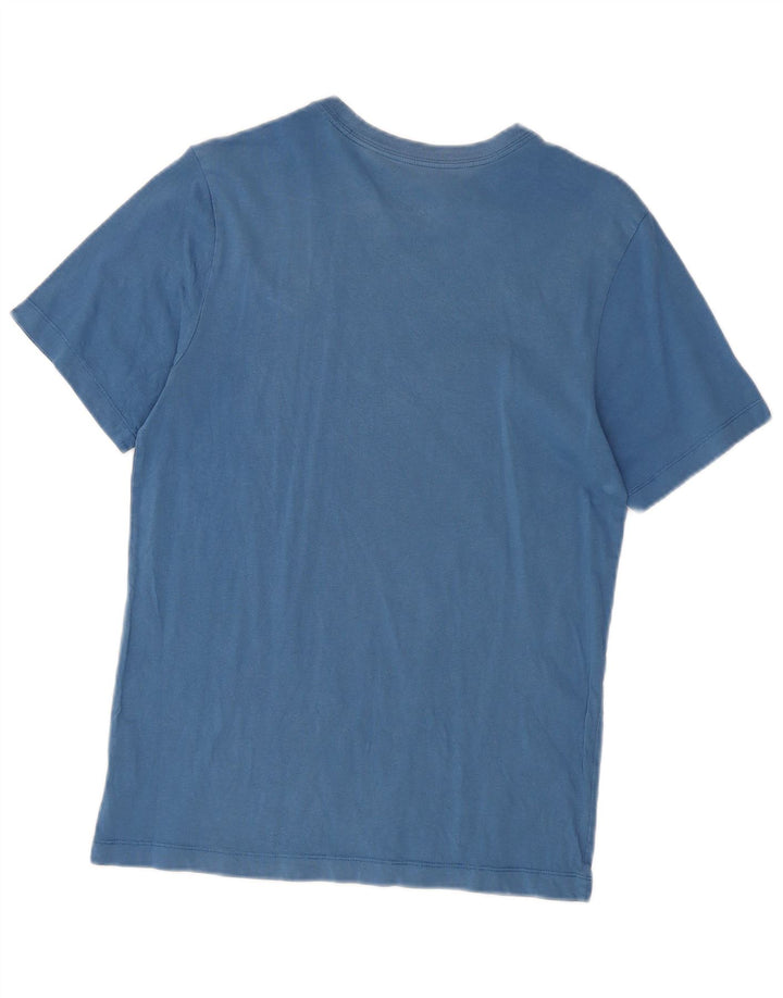 T-shirt męski Nike, mały, niebieski, bawełniany