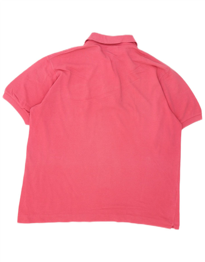 Męska koszulka polo Lacoste, rozmiar 5, duża, różowa, bawełniana
