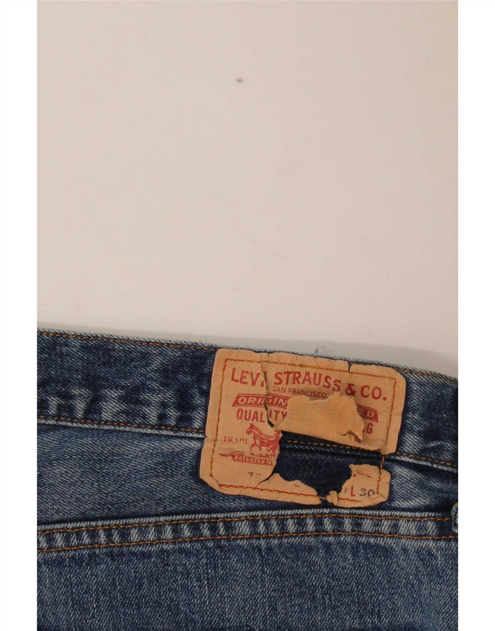 Damskie proste dżinsy Levi's W40 L30 Niebieskie bawełniane