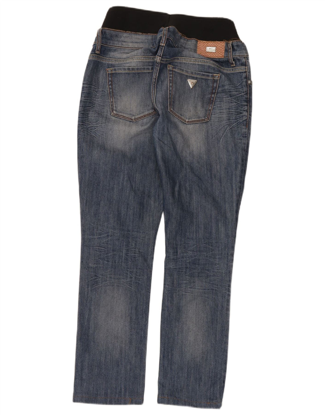 Damskie jeansy Guess Straight W24 L28 w kolorze niebieskim