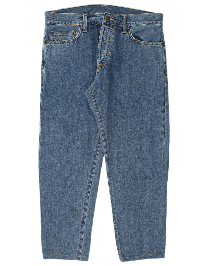 Męskie jeansy CARHARTT Klondike zwężane W31 L25, niebieskie, bawełniane