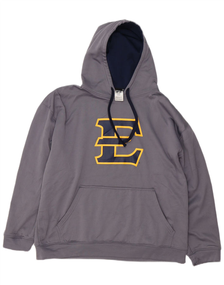 Męski sweter z kapturem RUSSELL ATHLETIC UK 46/48 XL, szary