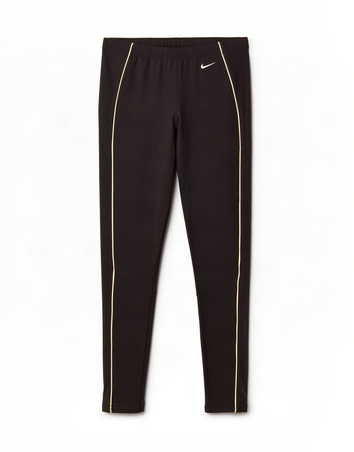 Legginsy damskie Nike US 12/14, duże, czarne, poliestrowe