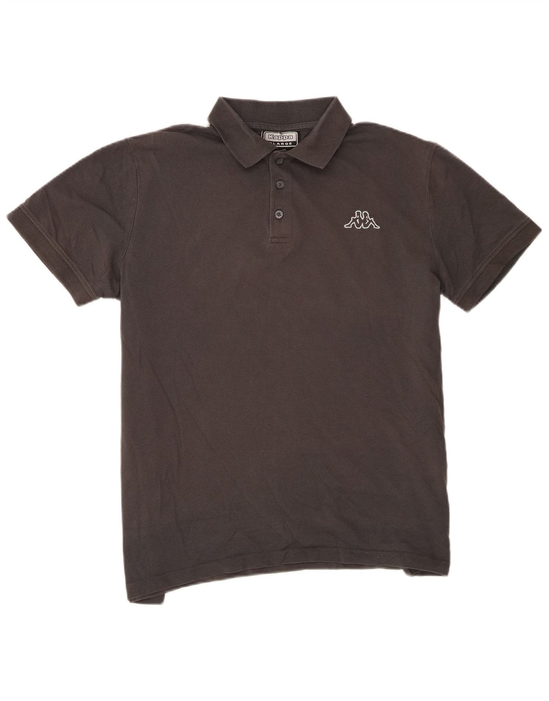 Męska koszulka polo Kappa XL, szara bawełna