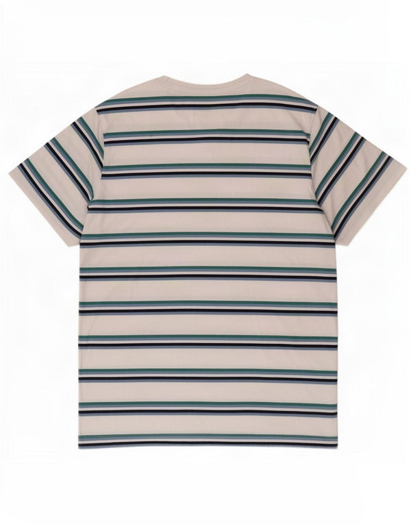 Crew Clothing Męski T-shirt Top XL, wielobarwna bawełna w paski