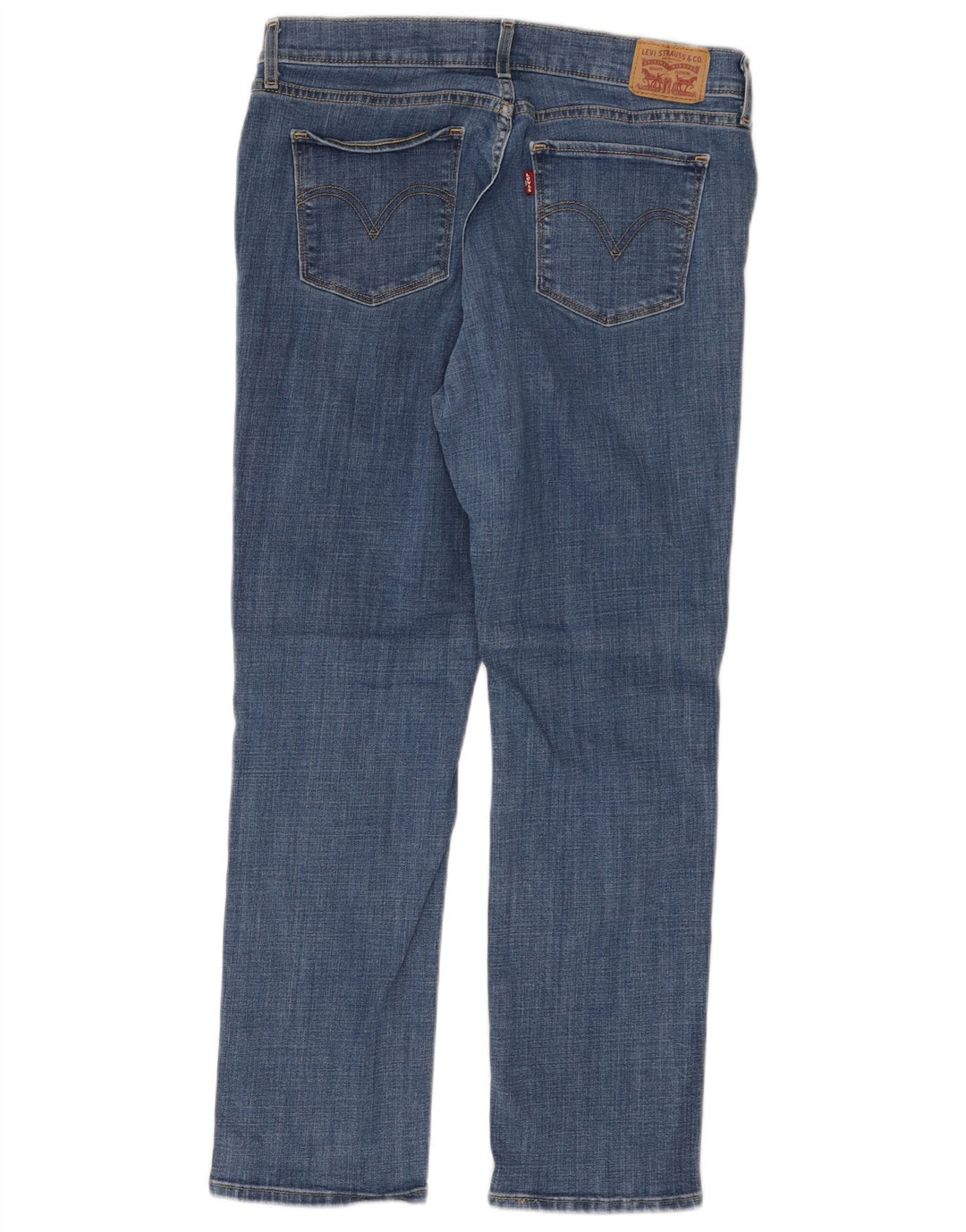 Damskie, klasyczne, proste dżinsy LEVI'S US 12, duże, W32 L28, niebieskie