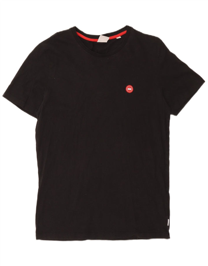 T-shirt męski Jack & Jones, duży, czarny, bawełniany