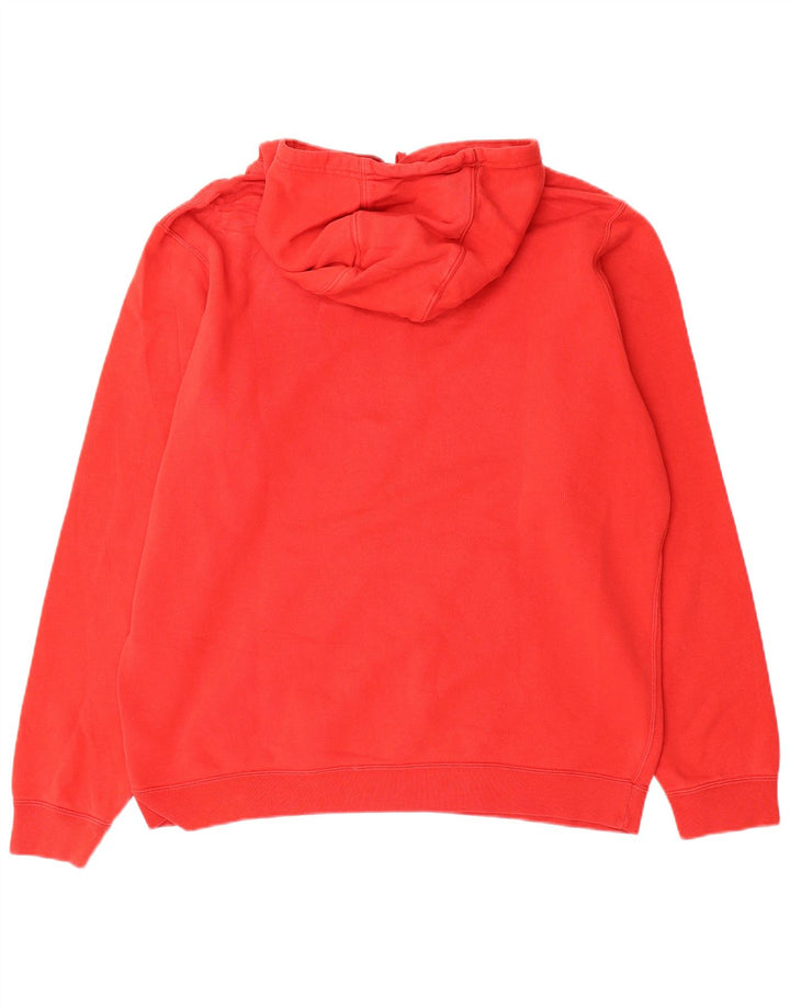 Męski sweter z kapturem Nike, duży, czerwony, bawełniany