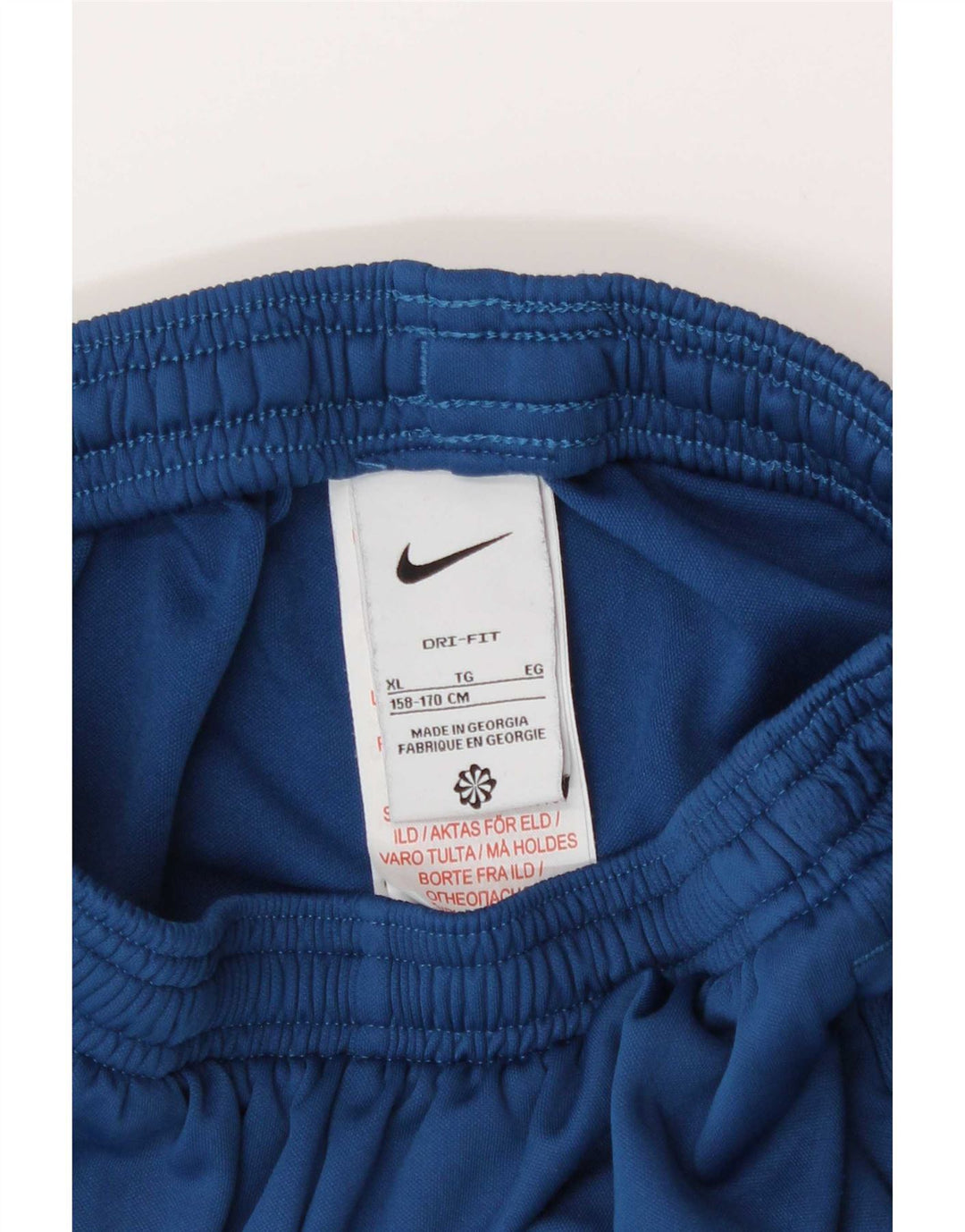 Chłopięce spodnie dresowe Nike Dri Fit 13-14 lat XL, niebieskie, poliestrowe
