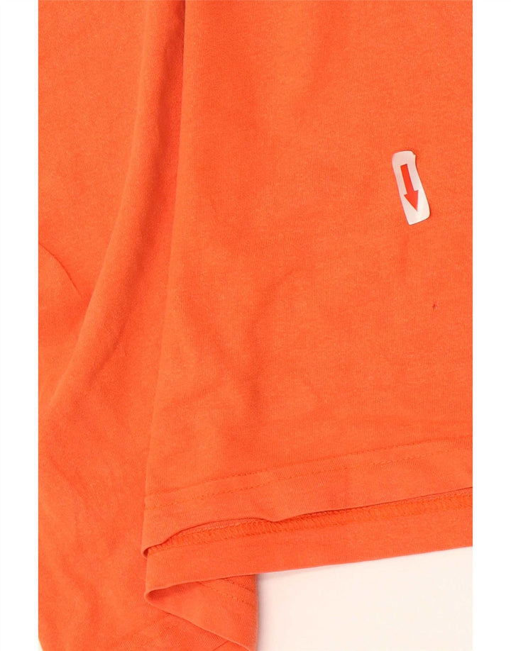 Męski T-shirt Puma z grafiką, mały, pomarańczowy, bawełniany