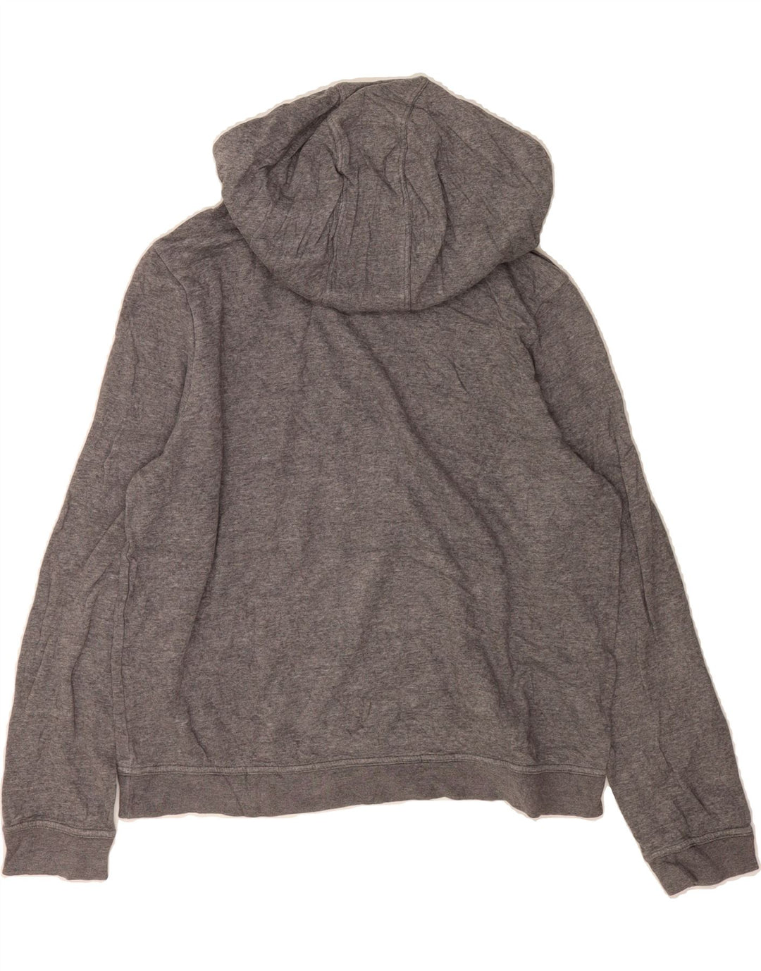 NIKE Womens Hoodie Jumper UK 14 Medium Grey Cotton Vintage Nike and Second-Hand Nike from Messina Hembry 