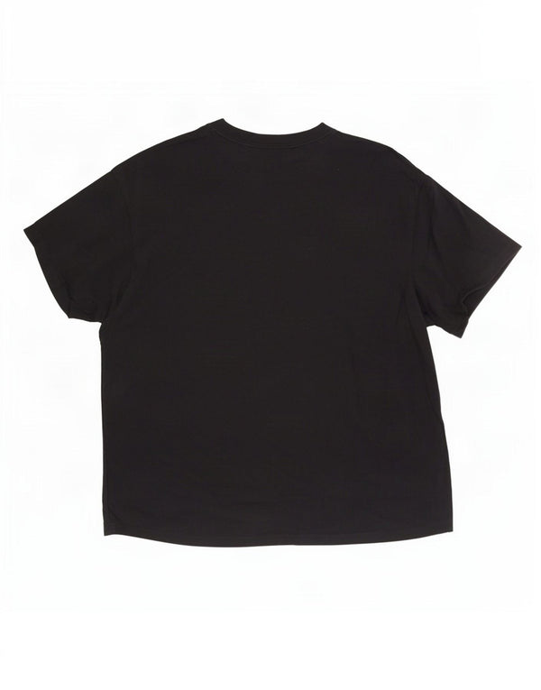 T-shirt męski Nike, średni czarny, bawełniany
