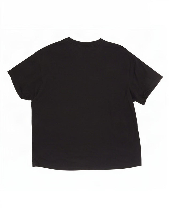 T-shirt męski Nike, średni czarny, bawełniany