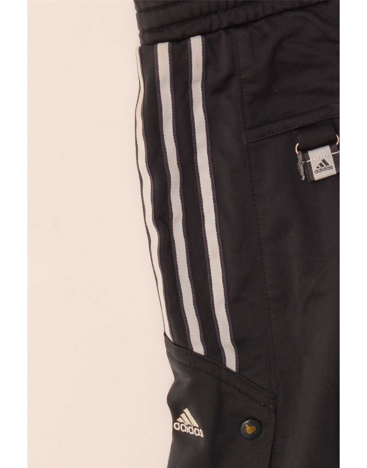 Męskie spodnie dresowe Adidas, średni czarny poliester