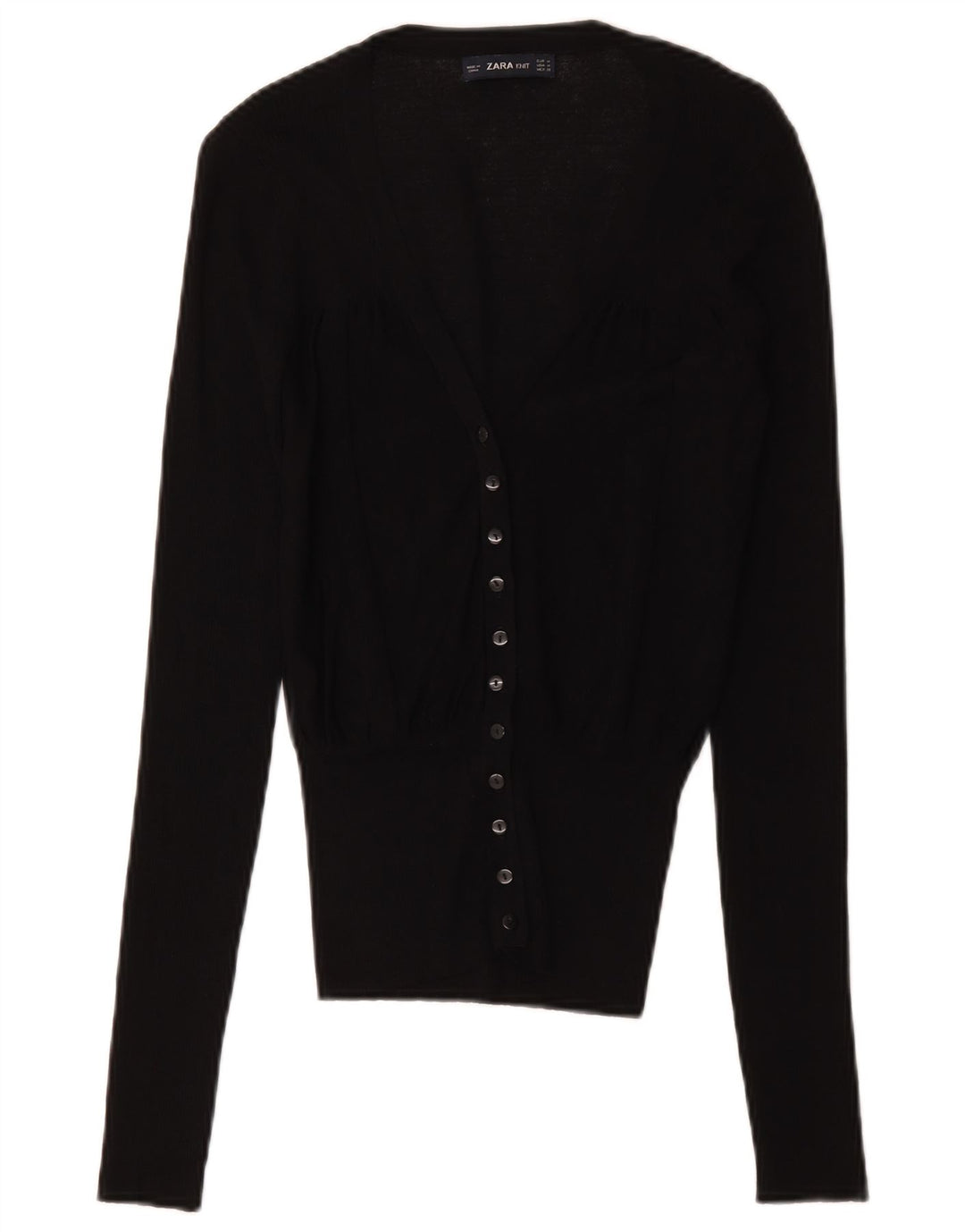 Sweter damski Zara UK 12, średni czarny, wiskoza