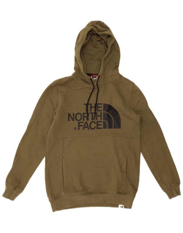 Damski sweter z kapturem THE NORTH FACE, UK 6 XS, bawełna khaki