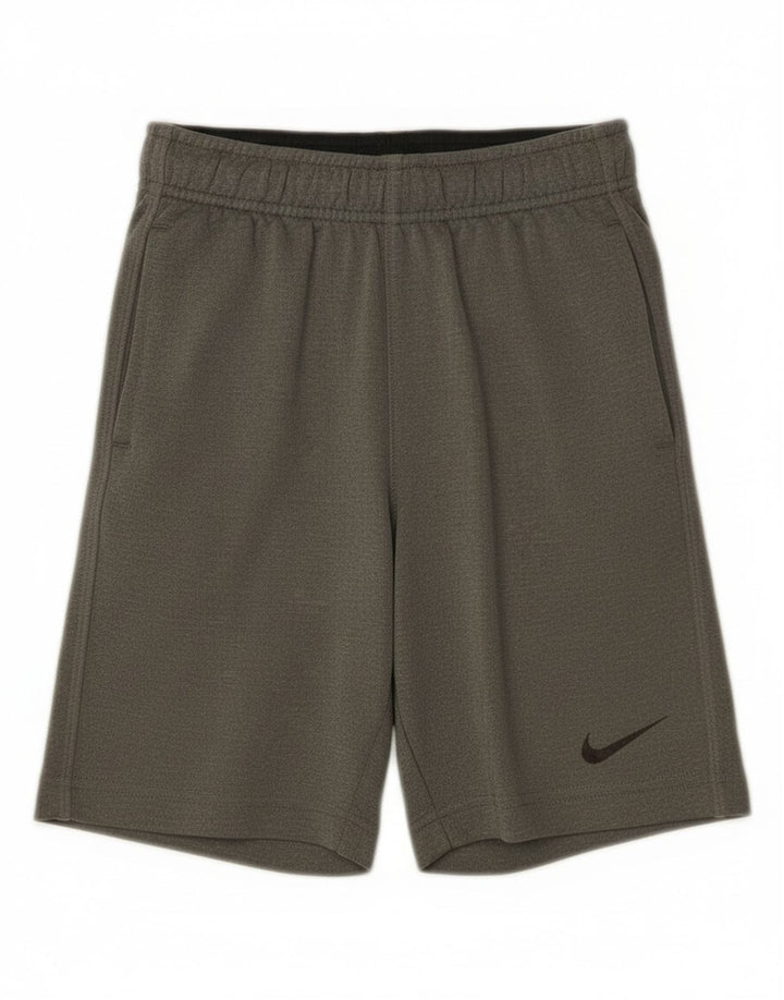 Chłopięce spodenki sportowe Nike Dri Fit, 6-7 lat XS, szary poliester