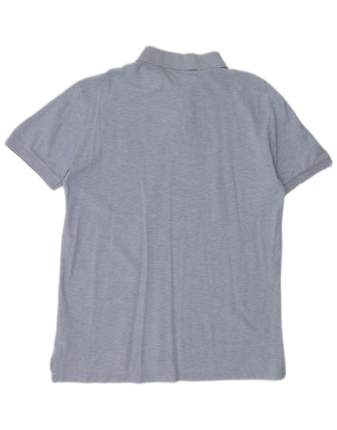 POLO RALPH LAUREN Męska koszulka polo slim fit, duża, niebieska, bawełniana w cętki