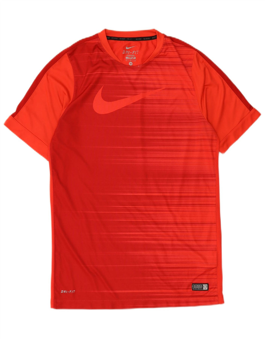 Męski T-shirt NIKE Dri Fit z grafiką, średni czerwony poliester