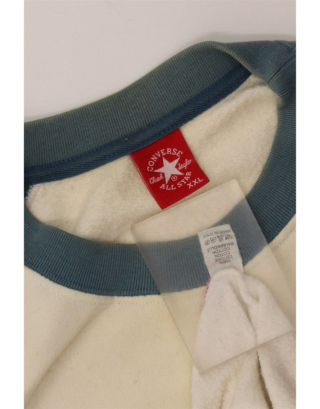 Męska bluza Converse Chuck Taylor Graphic Jumper 2XL w kolorze białym