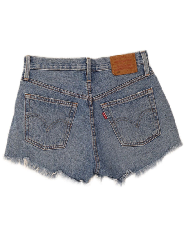 Damskie spodenki jeansowe Levi's 501 w trudnej sytuacji W23 2XS Niebieska bawełna