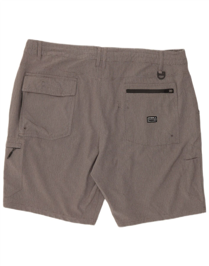 Męskie spodenki cargo O'Neill W38 XL, szary poliester w paski