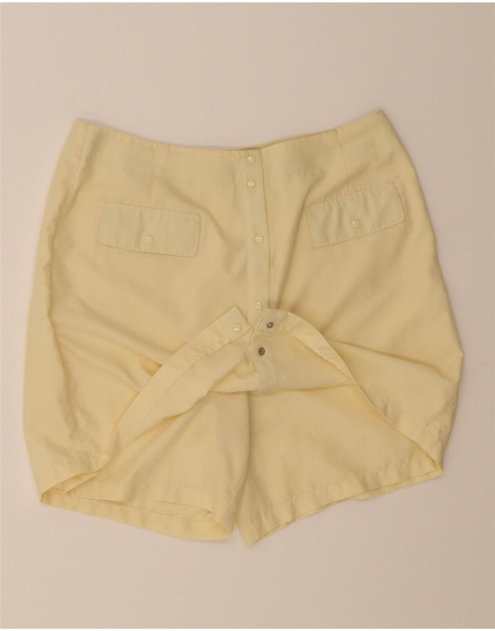 GOLFINO Womens Skort EU 42 Large  Yellow Vintage Golfino and Second-Hand Golfino from Messina Hembry 