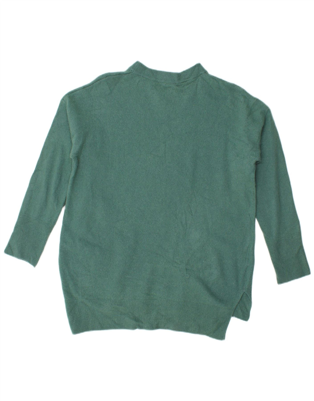 Damski sweter oversize Benetton z okrągłym dekoltem UK 10 Small Green