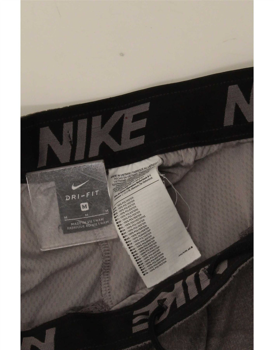 Męskie spodenki sportowe Nike Dri Fit, średnioszary, poliestrowy