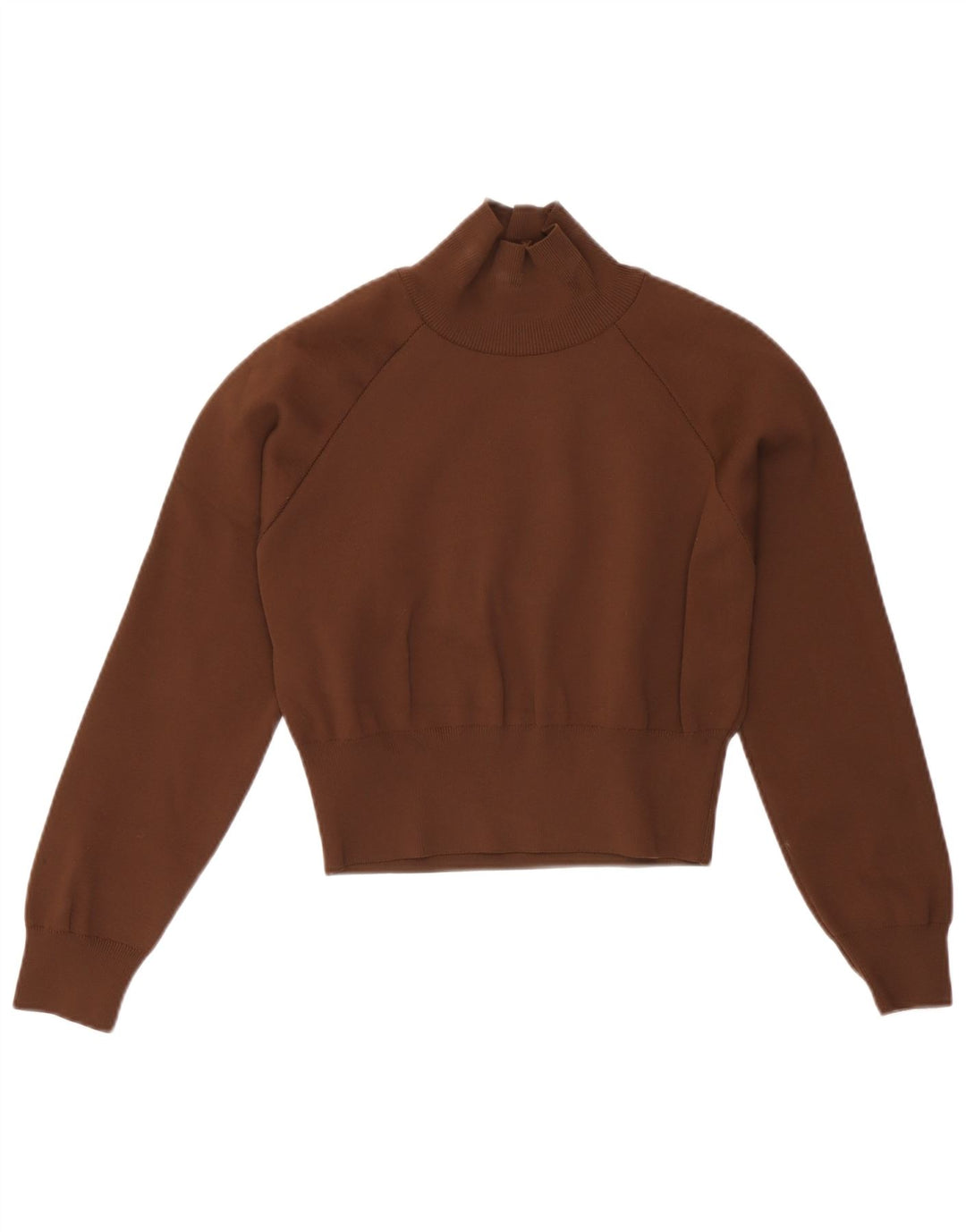 Sweter damski Zara z golfem UK 10, mały brązowy
