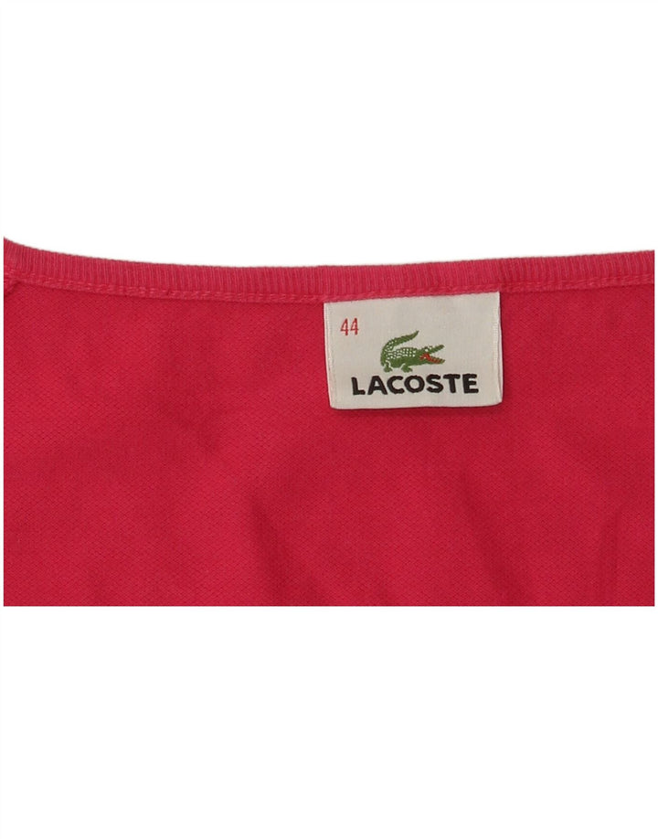 T-shirt damski LACOSTE, rozmiar 44, duży, czerwony