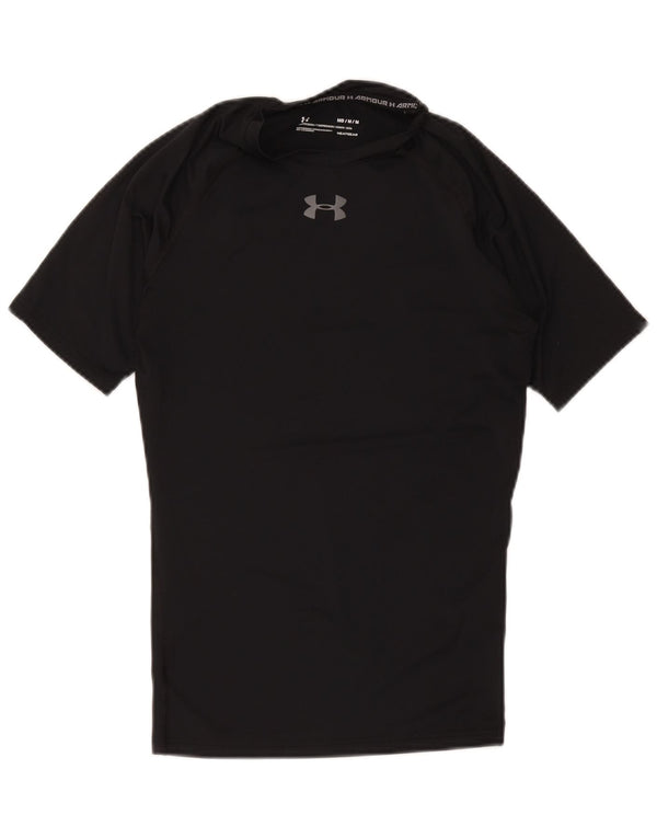 Męska koszulka kompresyjna Under Armour Top, średni czarny poliester