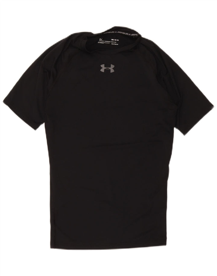 Męska koszulka kompresyjna Under Armour Top, średni czarny poliester