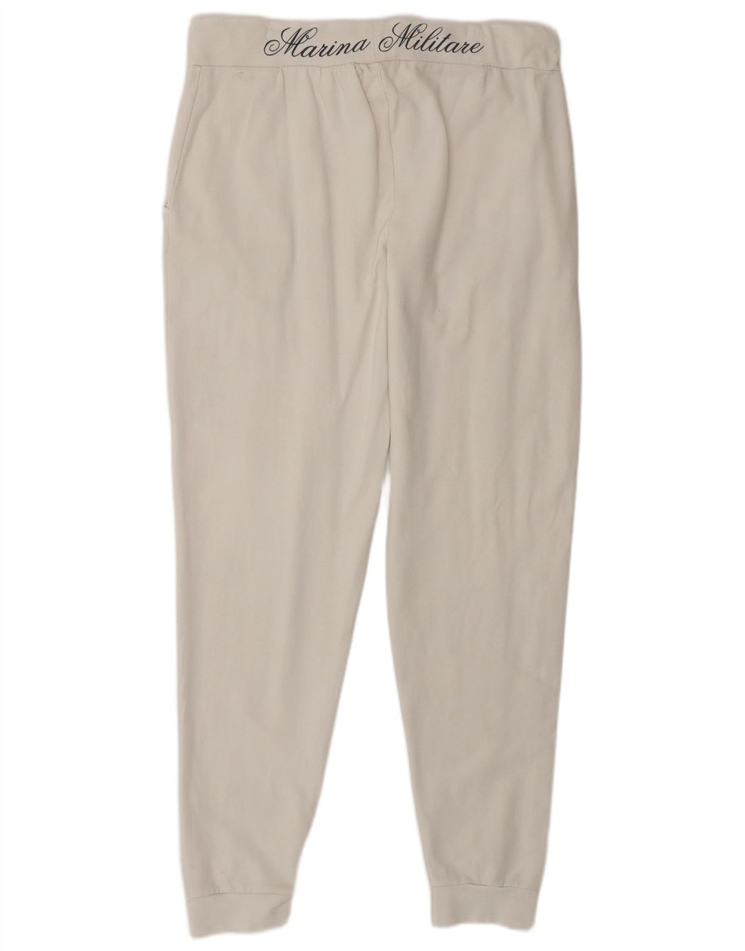 Damskie spodnie dresowe MARINA MILITARE Joggers UK 16, duże, białe