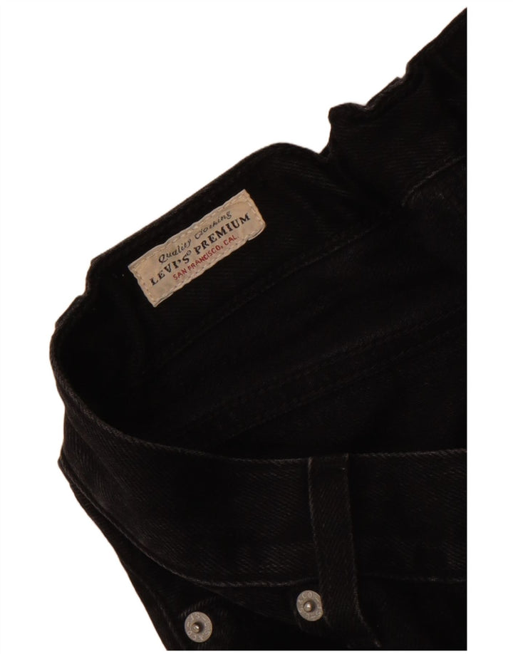 Damskie jeansy Levi's z szeroką nogawką W26 L30 czarne