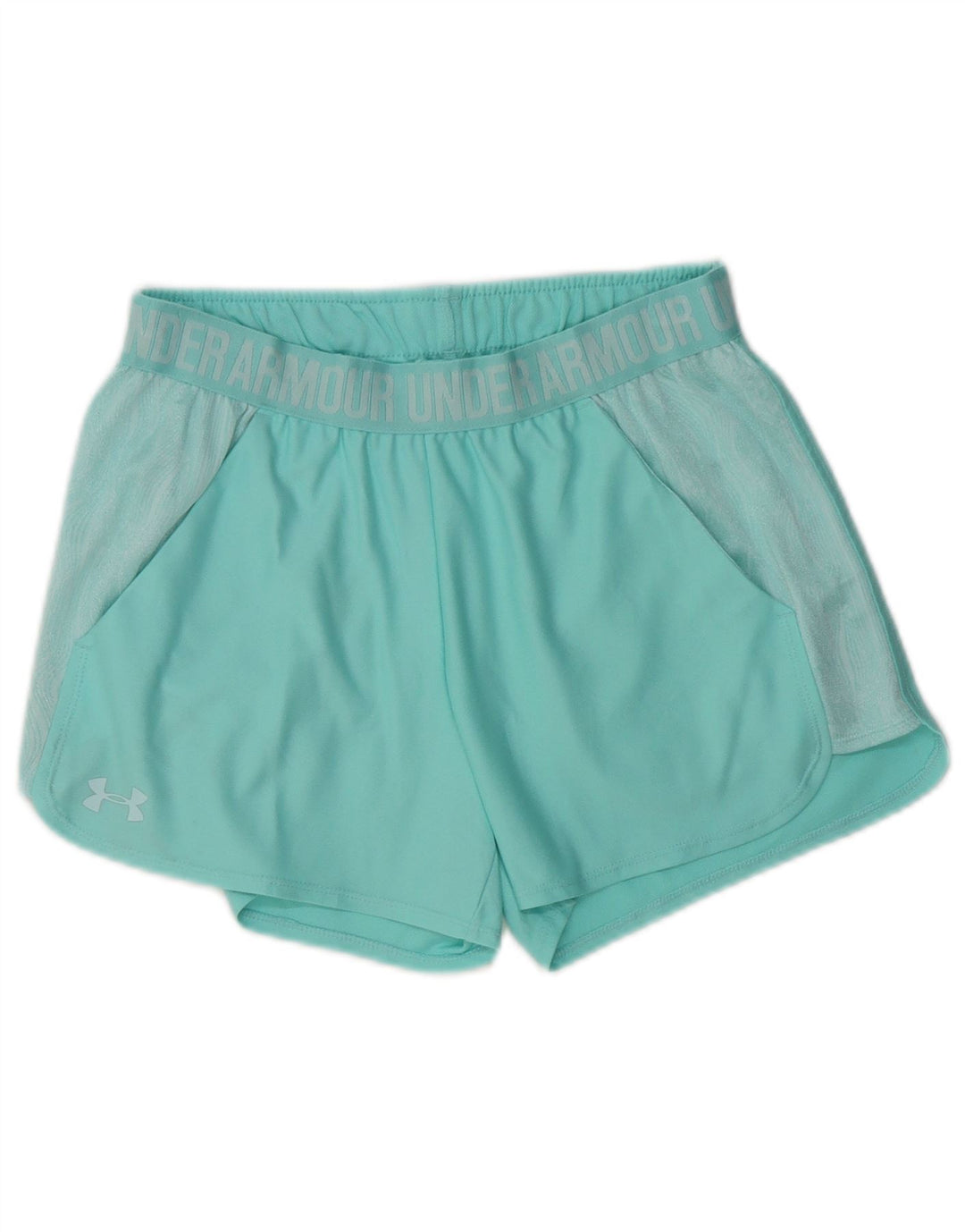 Damskie spodenki sportowe UNDER ARMOUR Heat Gear Graphic UK 8 Small Turkus